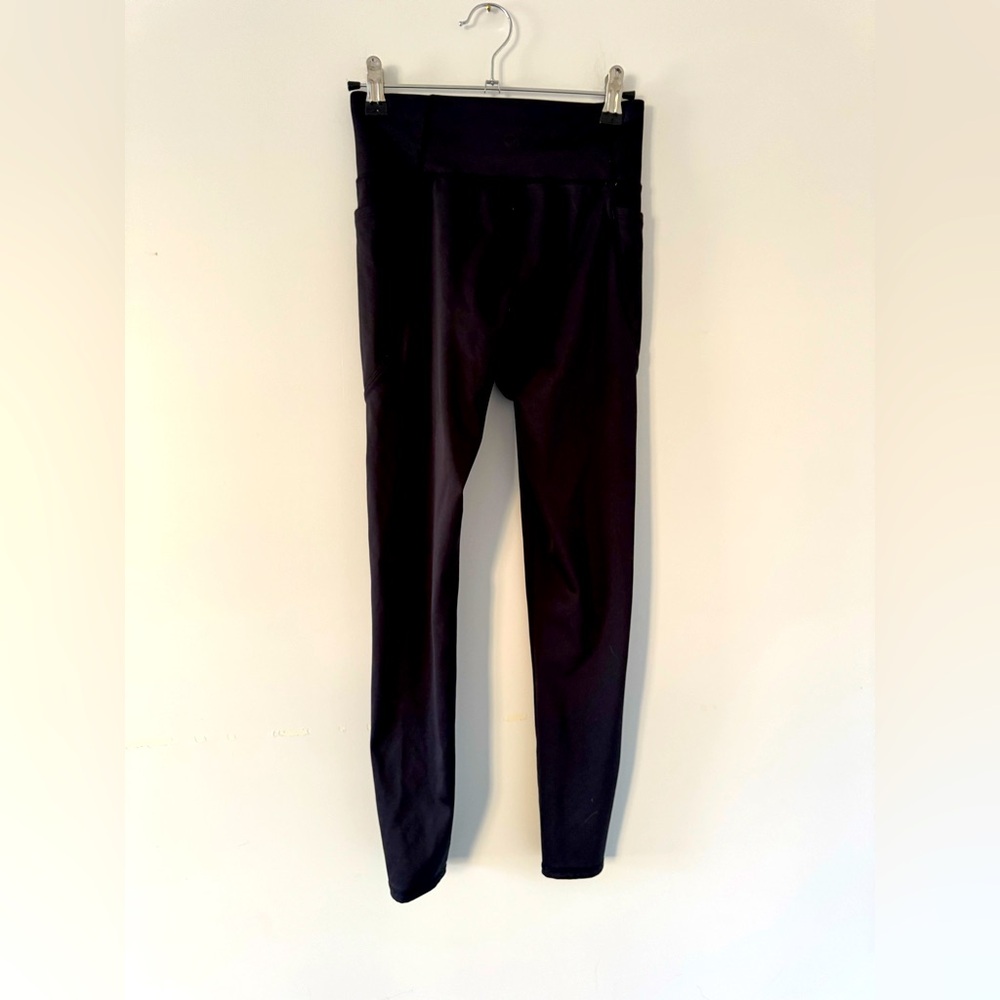 Black cargo leggings
